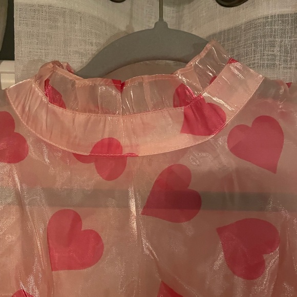 Pink Heart Pattern Dress - Picture 4 of 7